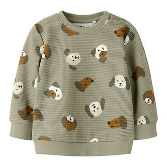 Name It Sweatshirt - Vaflet - NbmTimm - Shadow m. Print