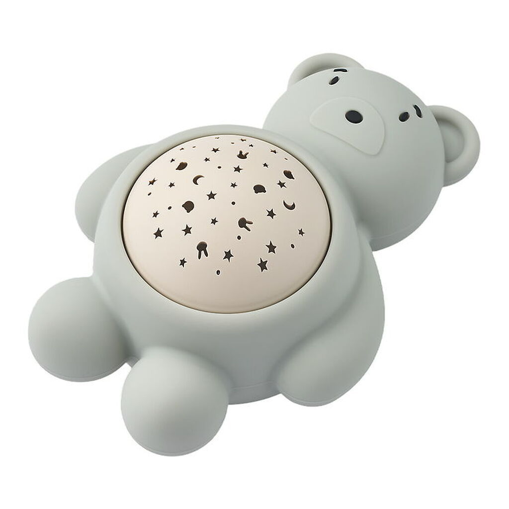 Liewood Projektørlampe m. Lyd - Manuel Bear - Dove Blue