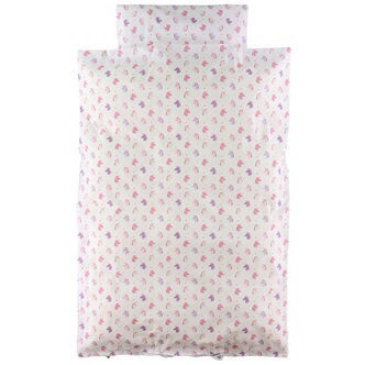 Nørgaard Madsens Sengetøj - Baby - Hvid m. Enhjørning Hoved