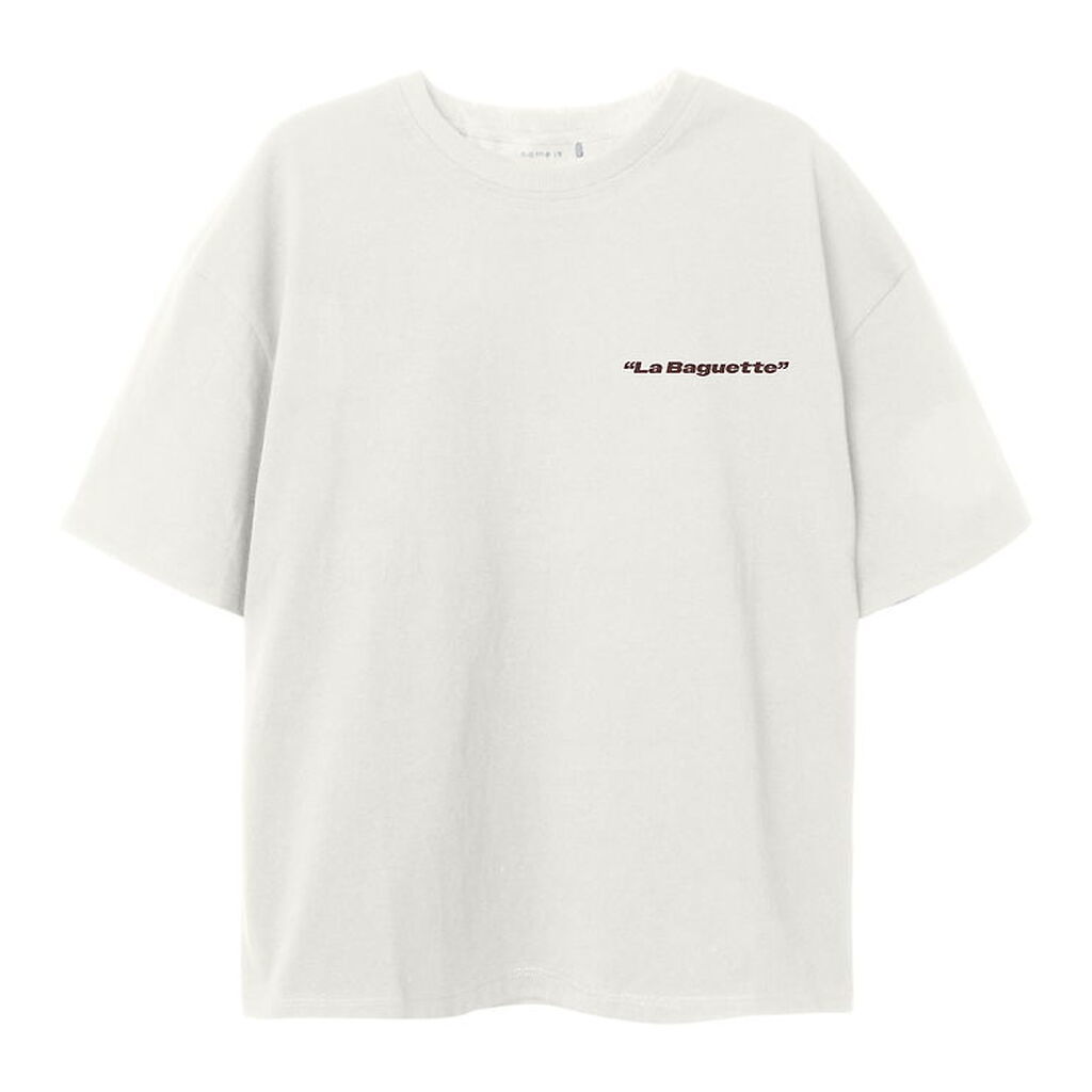 Name It T-Shirt - NkfOrid - Cloud Dancer