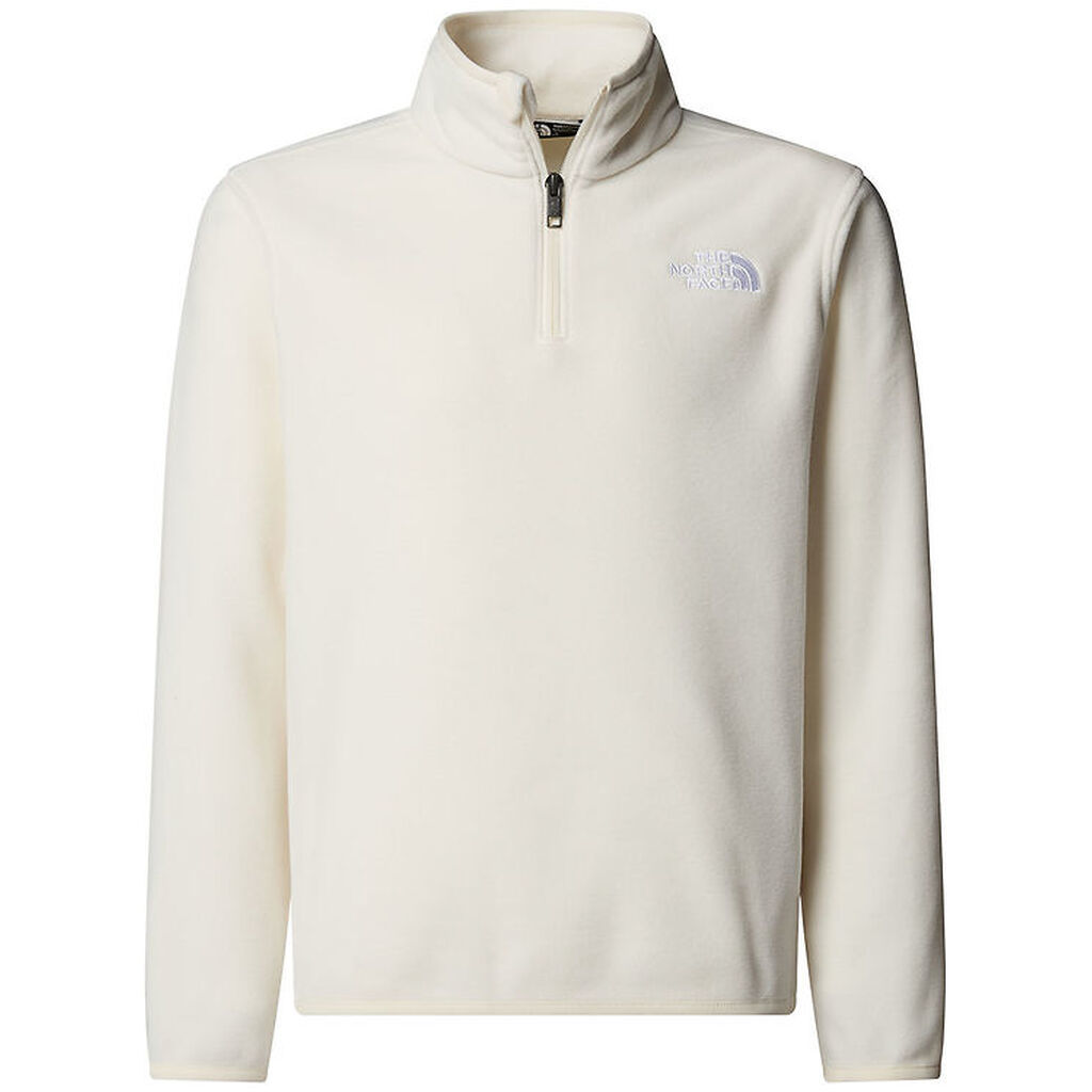 The North Face Fleecetrøje - Glacier - 1/4 Zip - White Dune