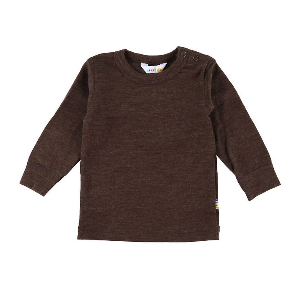 Joha Bluse - Uld - Mørk Brun