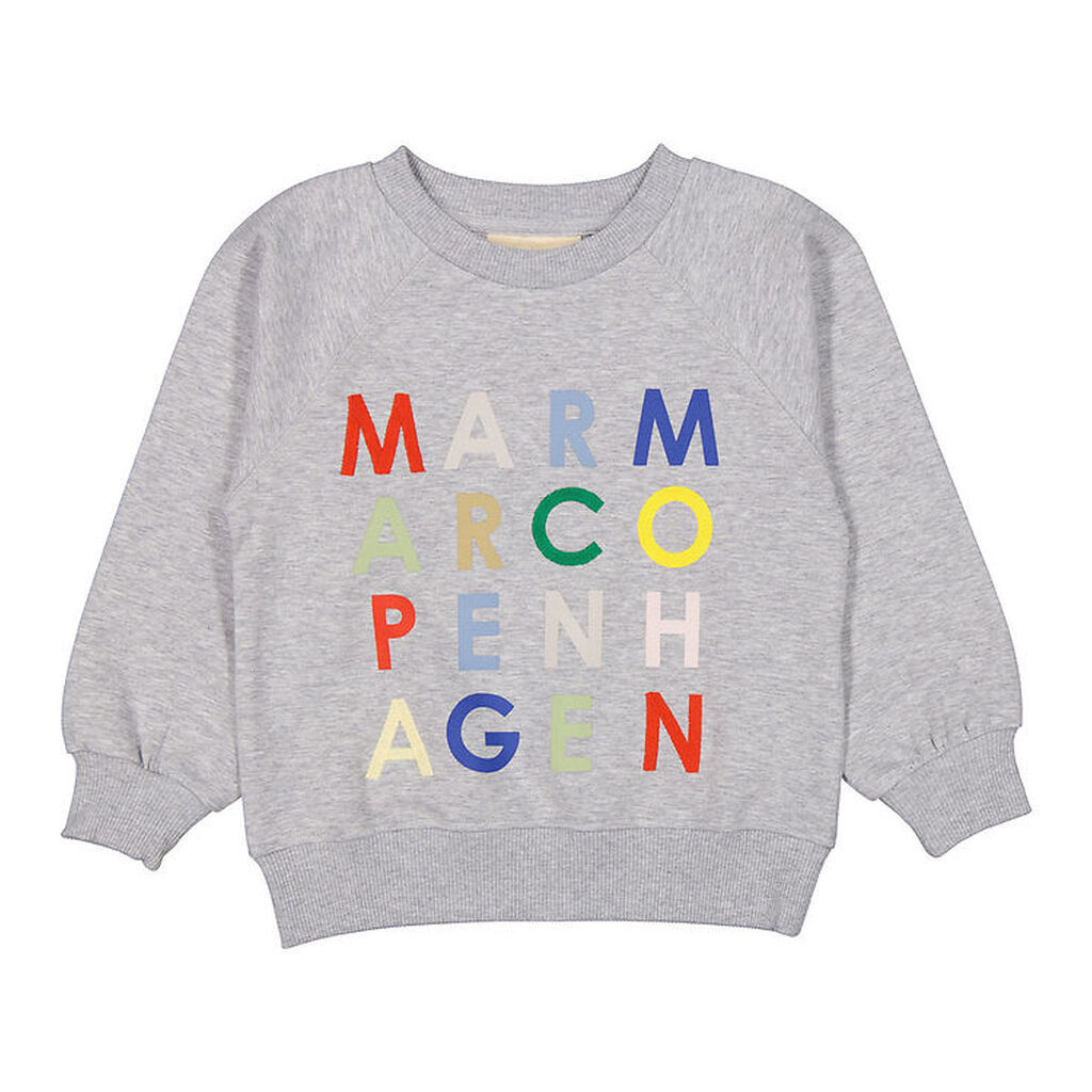 MarMar Sweatshirt - Theos - Multicol Letters