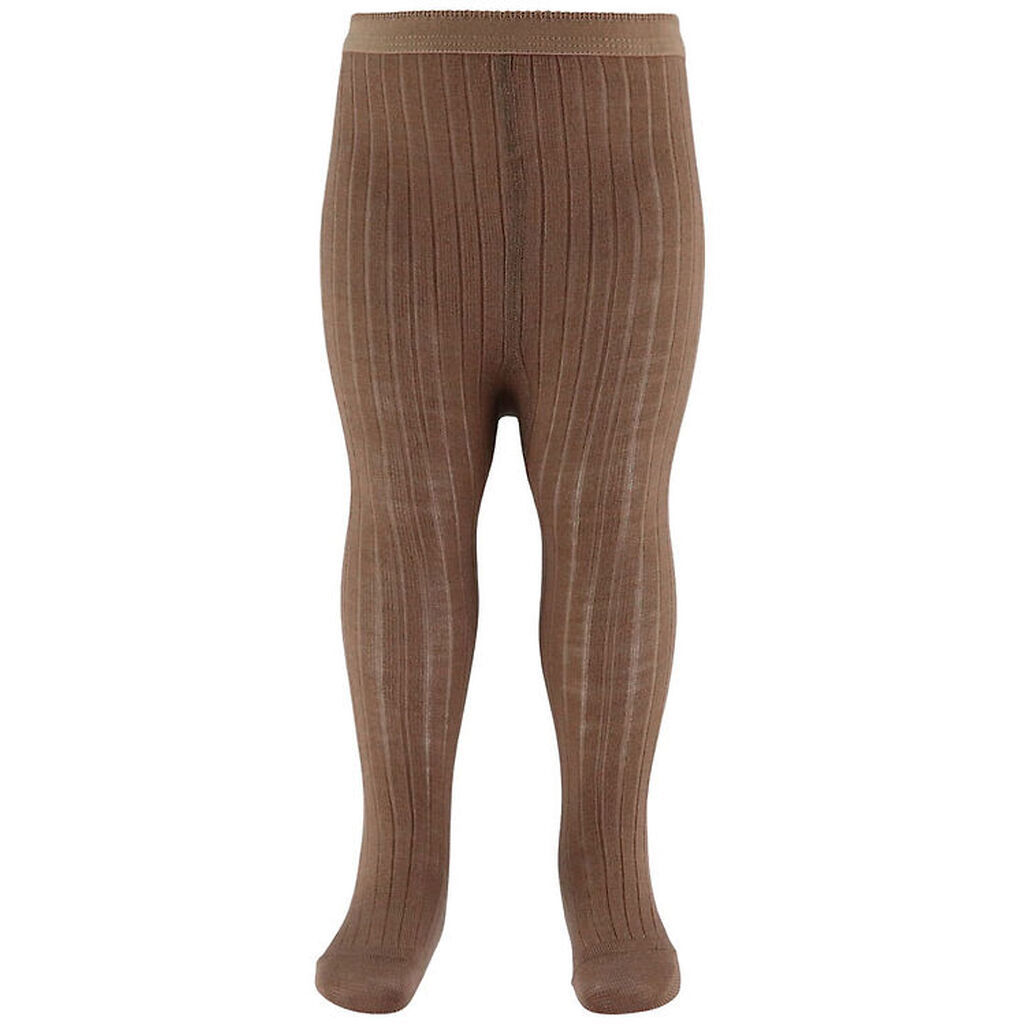 MP Strømpebukser - Uld - Rib - Peacan Pie