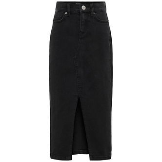 Kids Only Nederdel - Denim - Midi - KogSiri - Washed Black