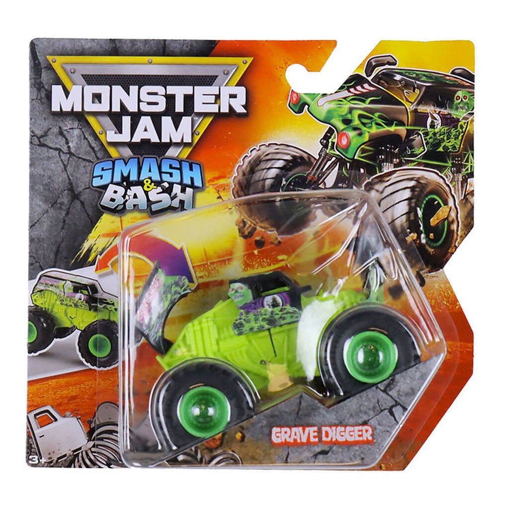 Monster Jam Truck - 1:64 - Smash & Bash - Grave Digger