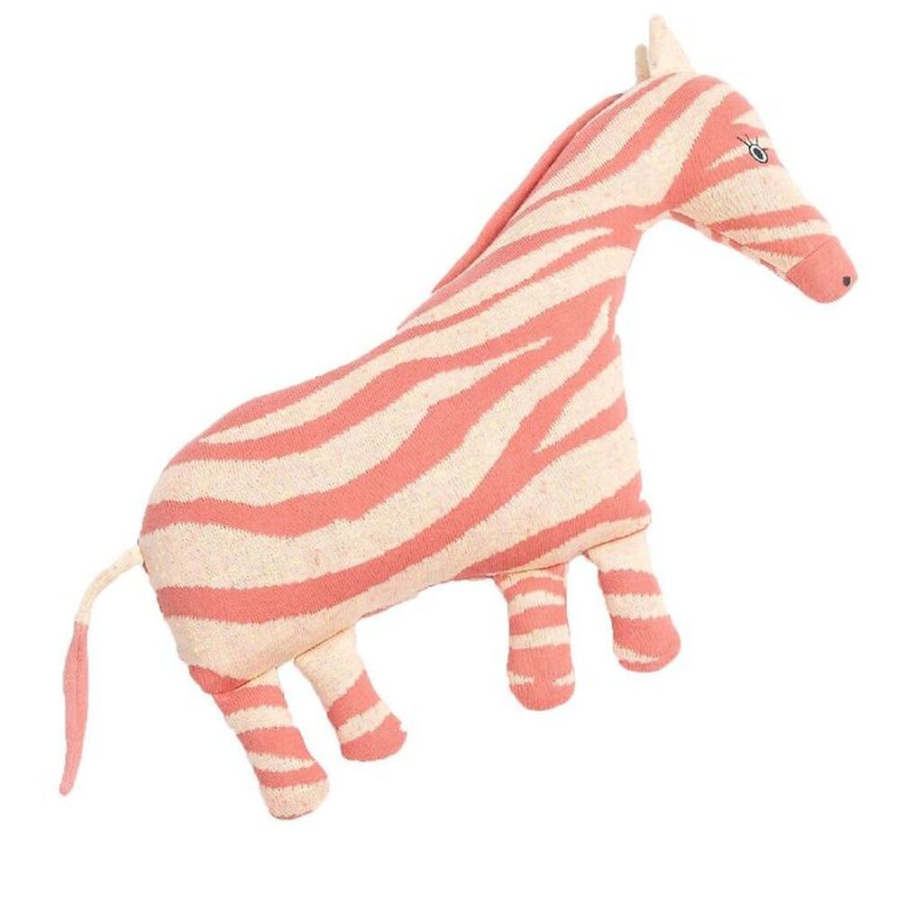 Smallstuff Bamse - 40 cm - Zebra - Bubblegum