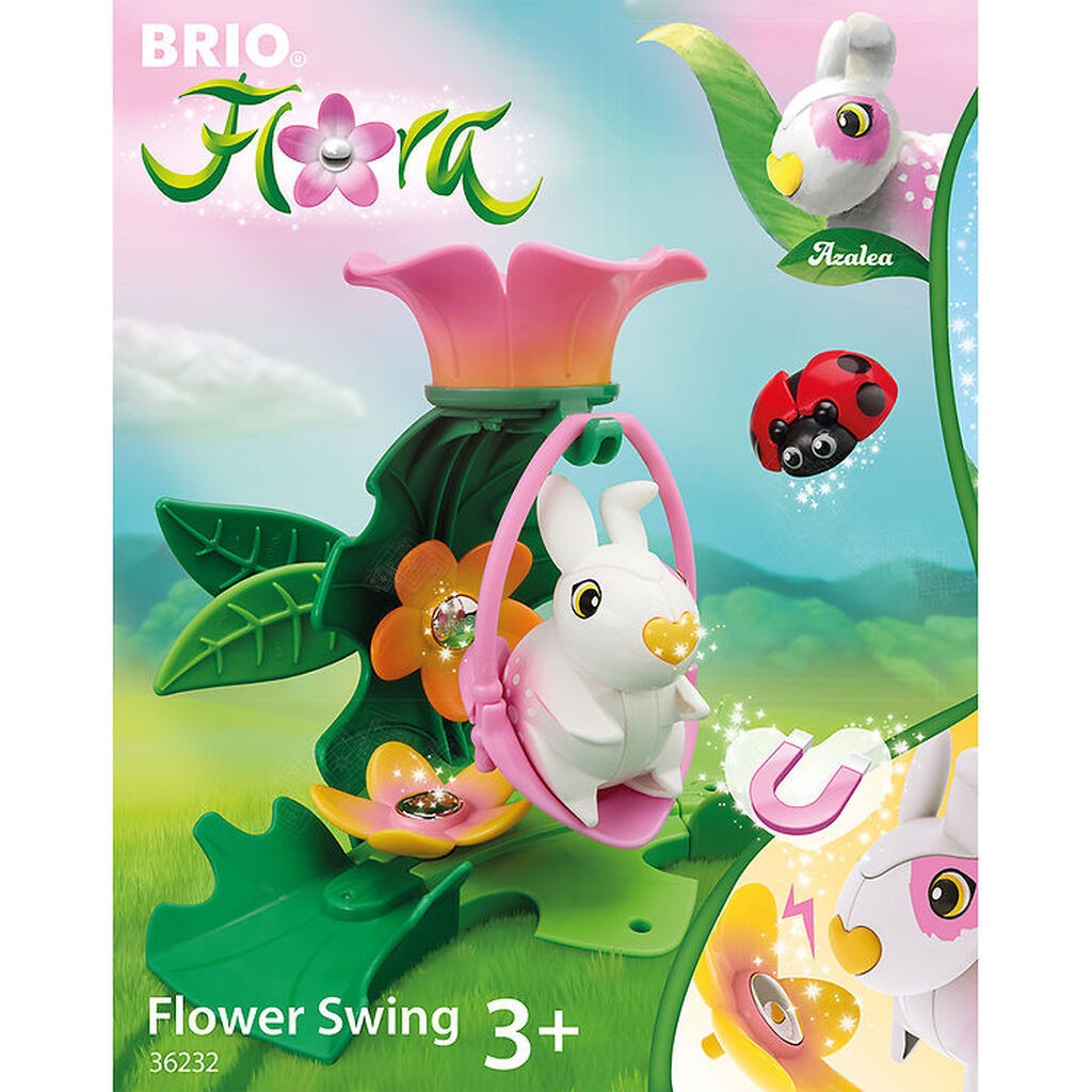 BRIO Flora Blomstergynge m. Figur - Azalea
