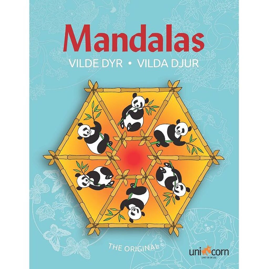 Mandalas Malebog - Vilde Dyr