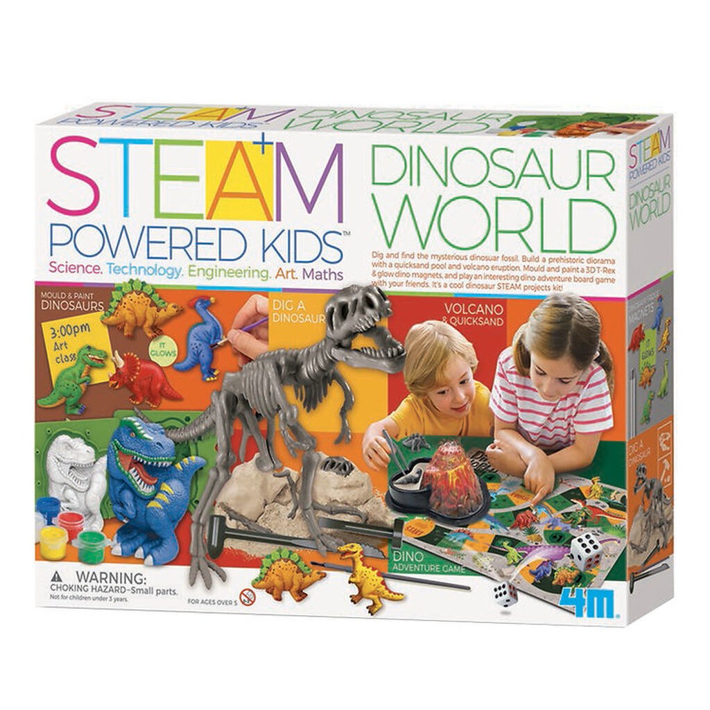 4M Dino Sæt - STEAM Powered Kids - Dinosaur World