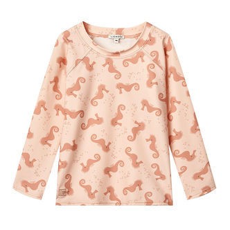 Liewood Badebluse - Noah - UV40+ - Seahorse/Apple Blossom