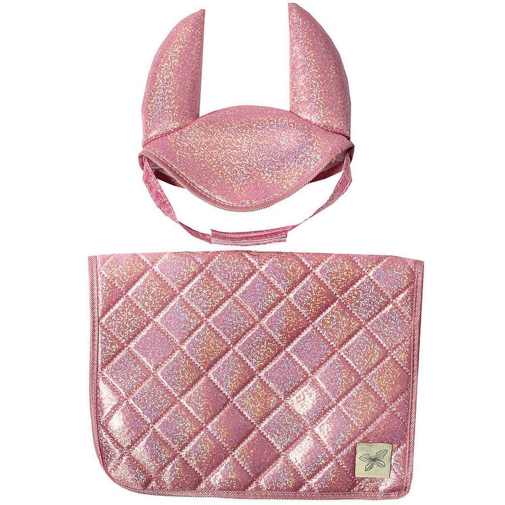 by ASTRUP Sadelunderlag Til Kæpheste - Pink m. Glimmer