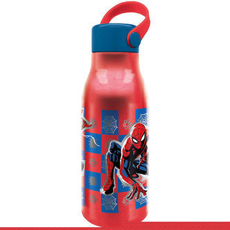 Spiderman Drikkedunk - Aluminum - 760 ml - Rød/Blå