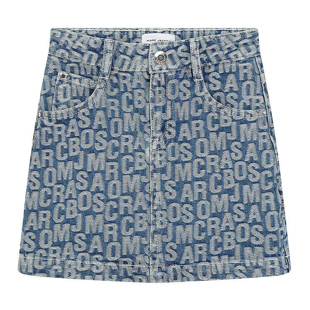 Little Marc Jacobs Nederdel - Denim Blue m. Print