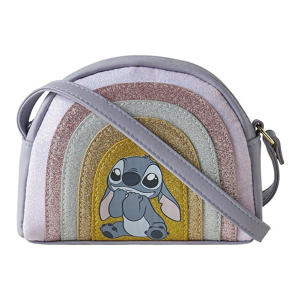 Name it Skuldertaske - NmfDisa - Lavender Gray m. Stitch