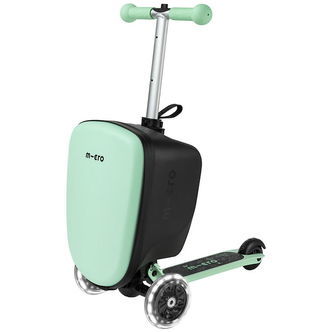 Micro Kuffert m. Løbehjul - Luggage Junior - Mint