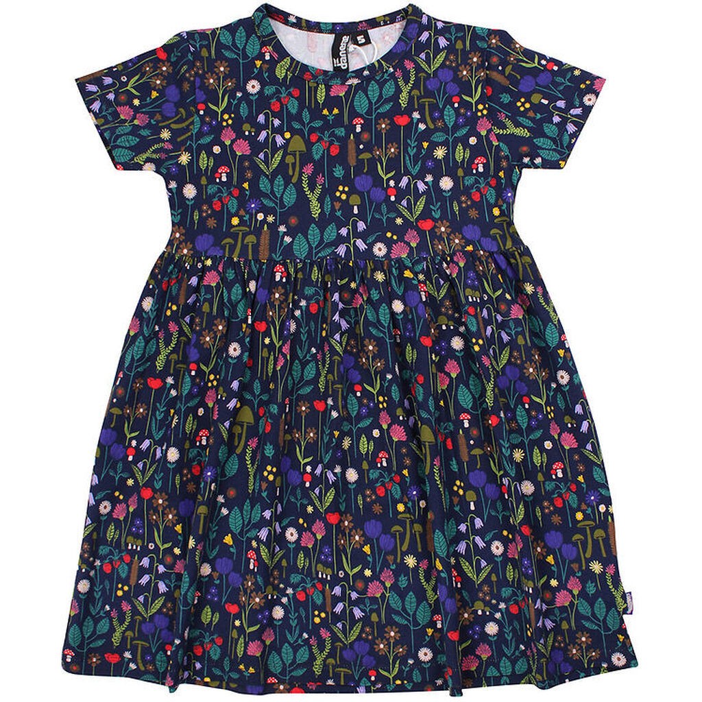 Danefæ Kjole - Daneshelfish Modal - Navy Botanical