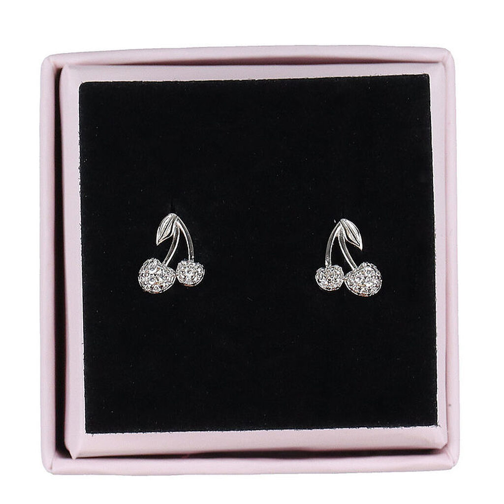 MillaVanilla Øreringe - Cherry Bling - Sølv