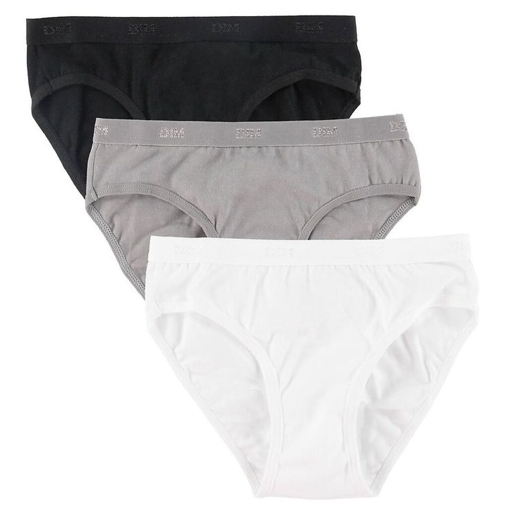 DIM Trusser - 3-pak - Sort/Hvid/Grå