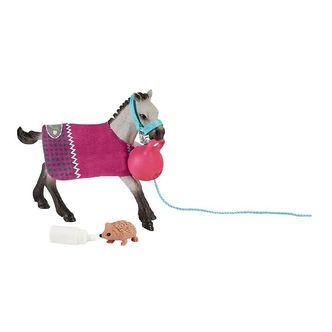 Schleich Horse Club - H: 7 cm - Legesjov Med Føl 42534