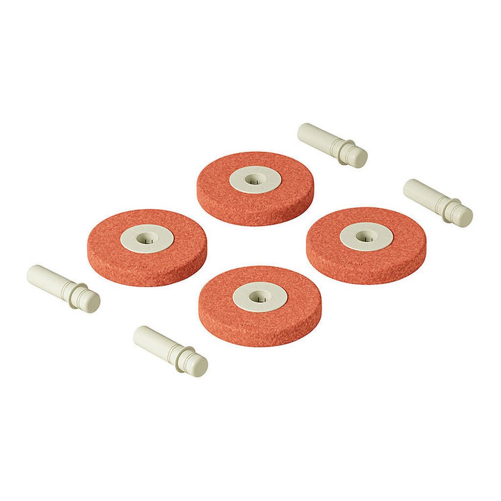 MODU 4x Foam Wheels - 4-pak - Burnt Orange/Dusty Green