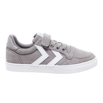 Hummel Sko - HMLSlimmer Stadil Low Jr - Frost Grey