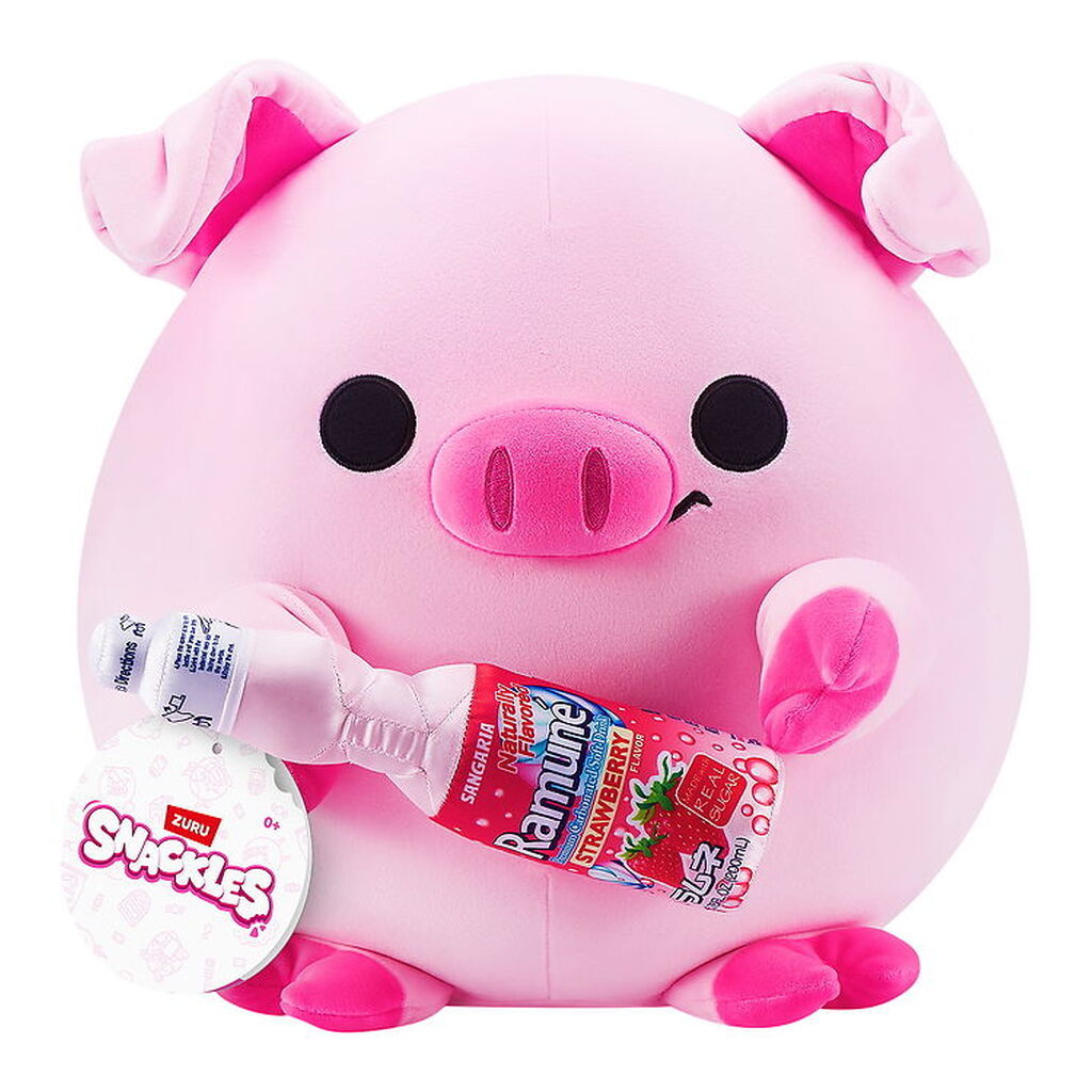 Snackles Bamse - 20 cm - Grisen Anna m. Sangaria Strawberry