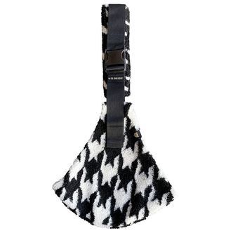 Wildride Bæresele - Teddy Houndstooth - Hvid/Black Pied de poule