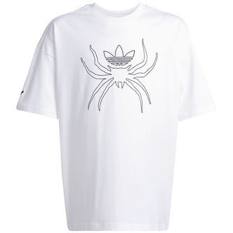 adidas Originals T-shirt - Hvid m. Edderkop