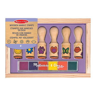 Melissa & Doug Stempelsæt - 6 Stk. - Træ
