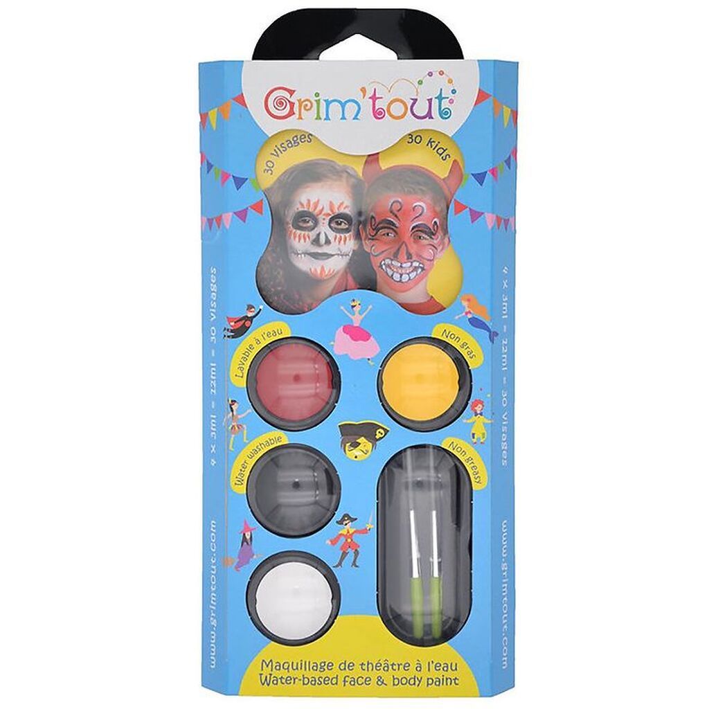 Grim Tout Ansigtsmaling - 4 Farver