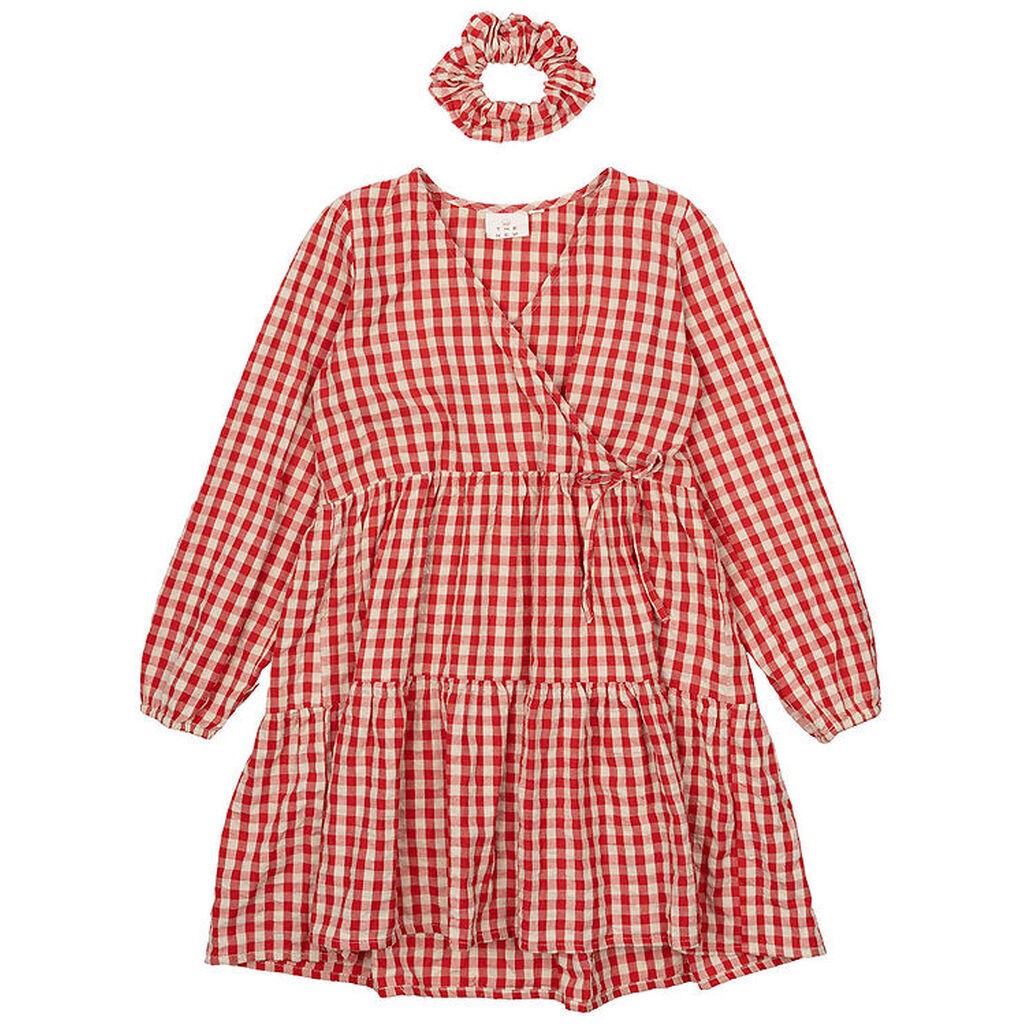 The New Kjole - TnNally - Poppy Red Check