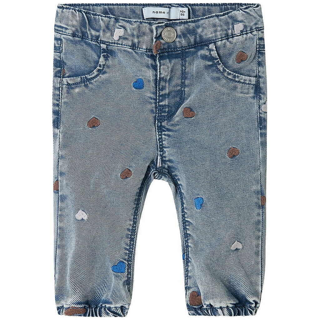 Name It Jeans - NbfRose - Light Blue Denim/Heart Emb