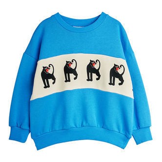 Mini Rodini Sweatshirt - Panther - Blå