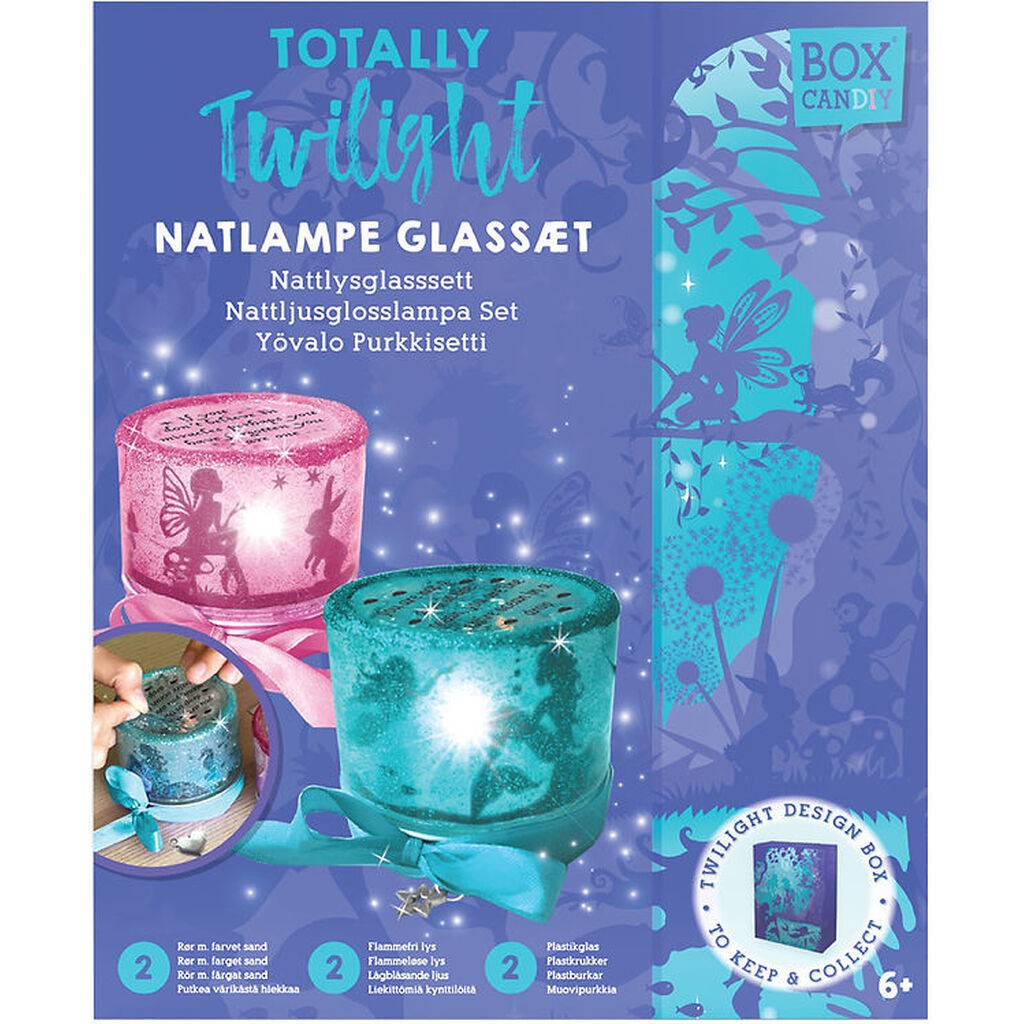 BOX CANDIY Kreasæt - Natlampe Glassæt - Totally Twilight