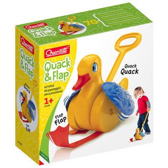 Quercetti Skubbedyr - Quack & Flap - Ælling