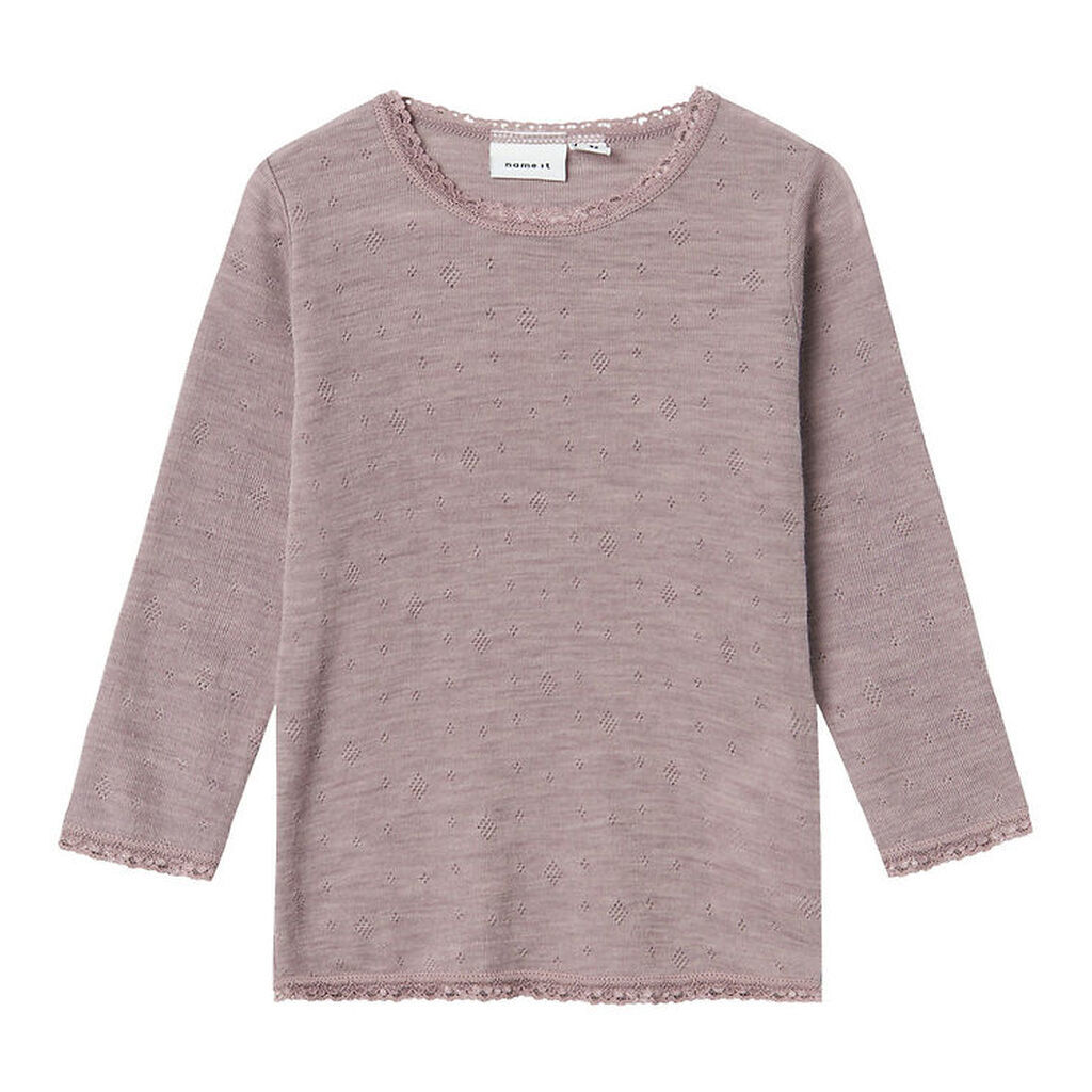 Name It Bluse - Uld - NmfWang - Noos - Purple Dove