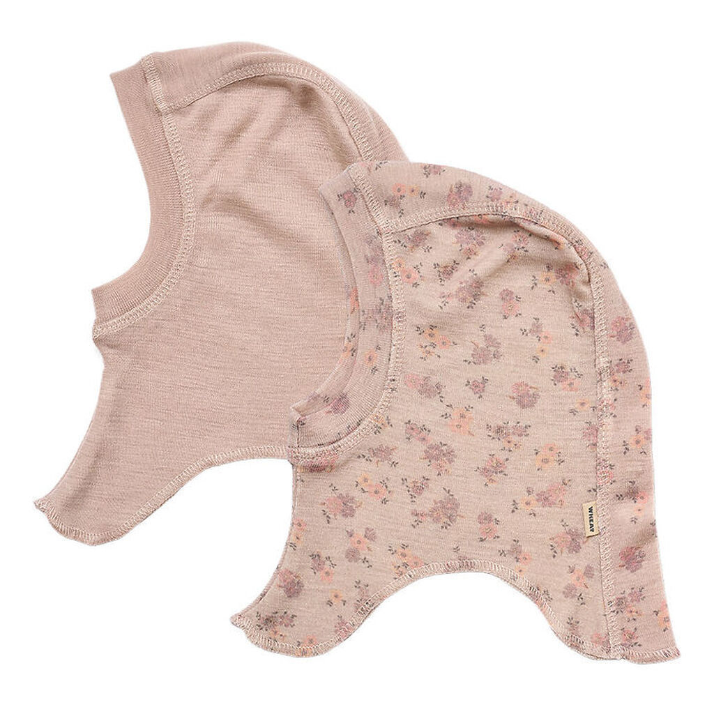 Wheat Elefanthue - Uld - 2-Pak - Felix - Lilac Flowers