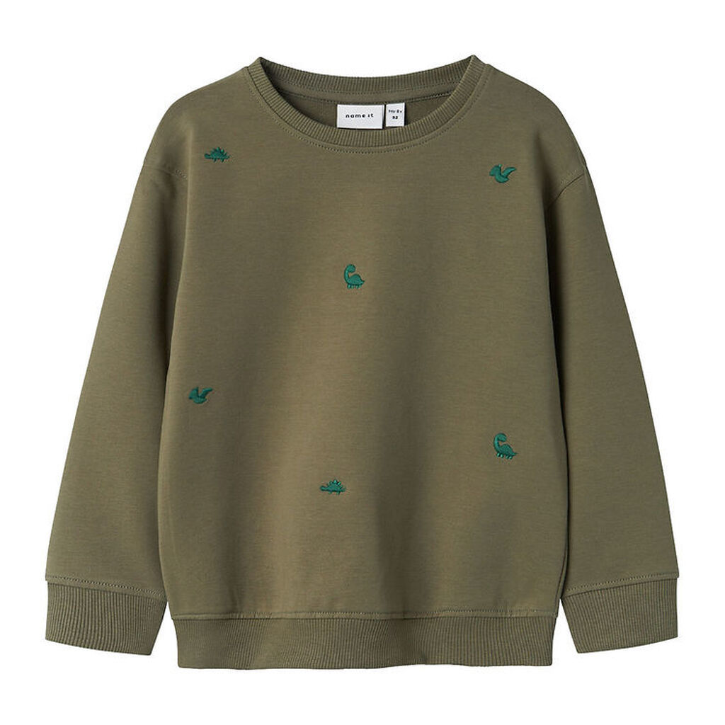 Name It Sweatshirt - NmmBen - Dusty Olive