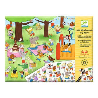 Djeco Kreasæt - Overføringsbilleder - Party Time