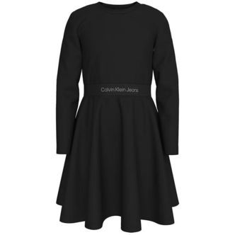 Calvin Klein Kjole - Logo Tape - Sort