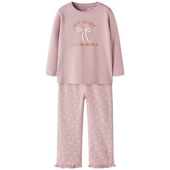 Name It Nattøj - 2-delt - NmfRagna - Keepsake Lilac m. Print