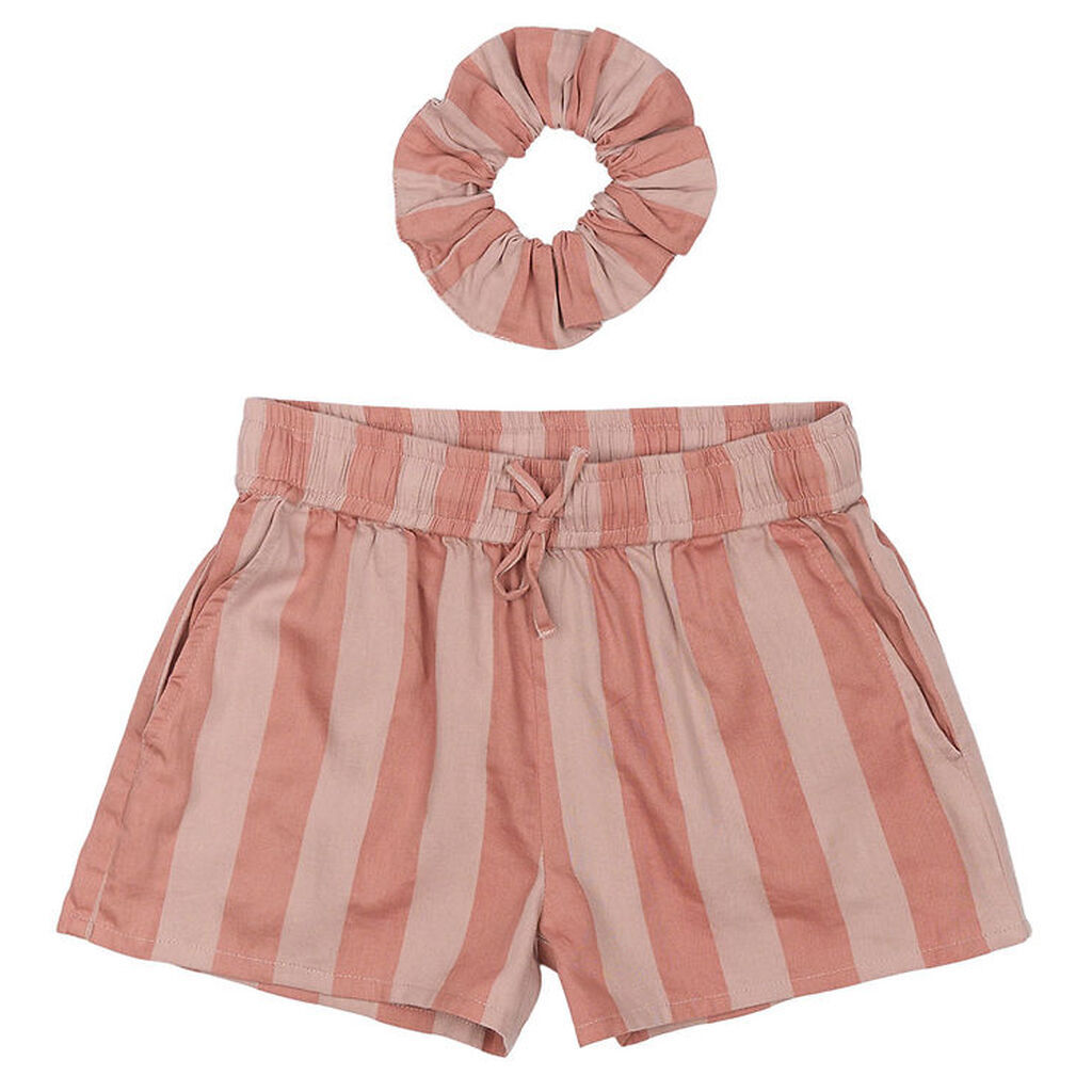 The New Shorts - TnOfelia - Old Rose Striped
