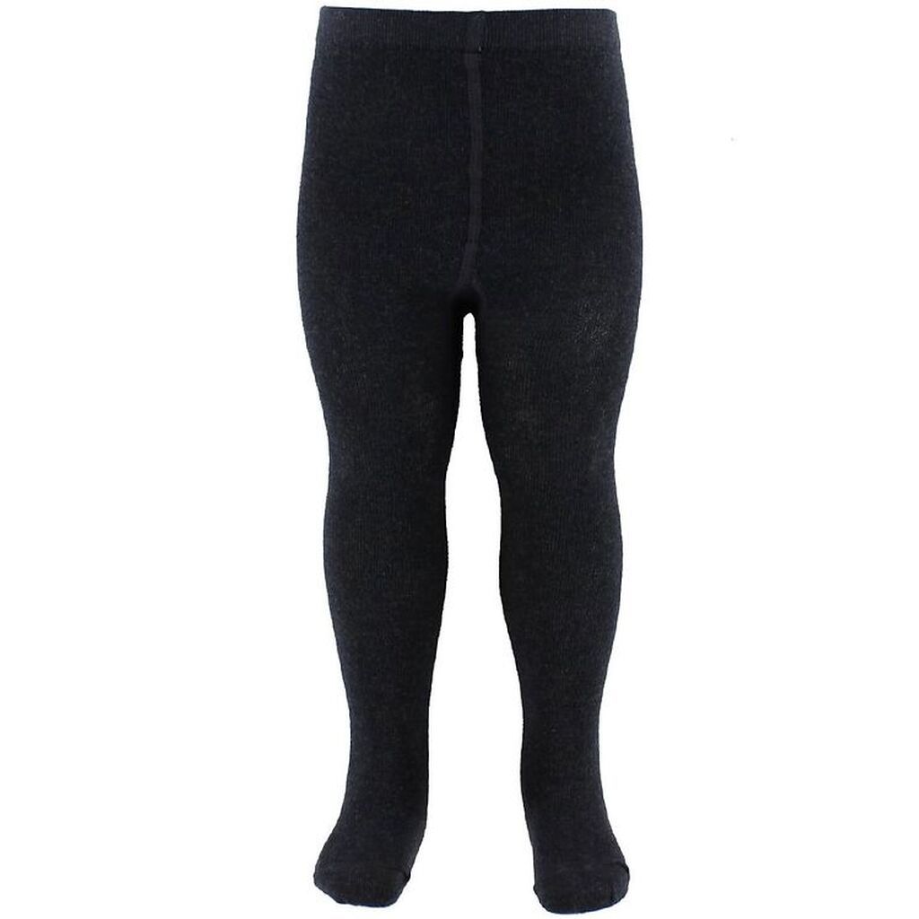 Fuzzies Strømpebukser - Uld/Bomuld - Koksgrå