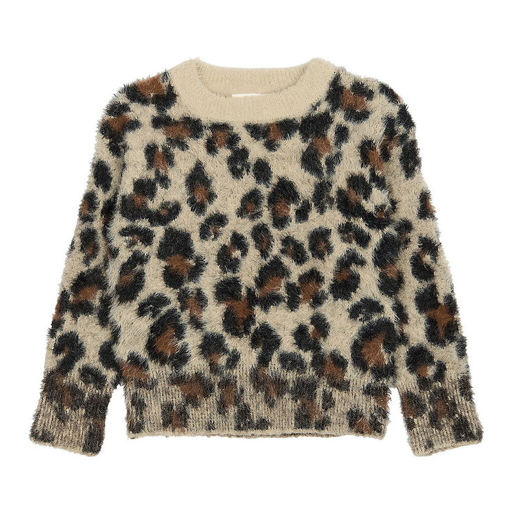 The New Bluse - Strik - TnPamilla - Feather Gray AOP