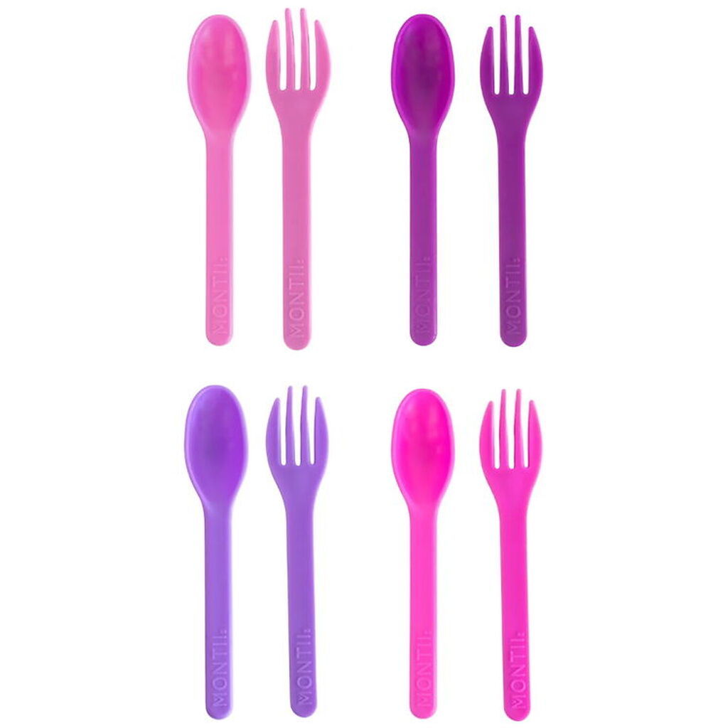 MontiiCo Børnebestik - Out and About - 8 Dele - Blush