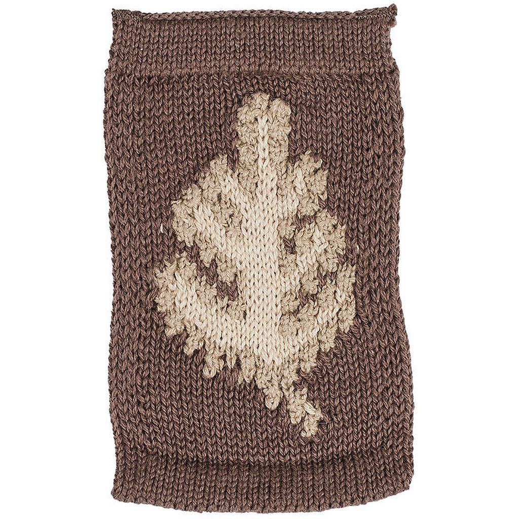 Smallstuff Strikket Flag - Blad - Natur Motiv