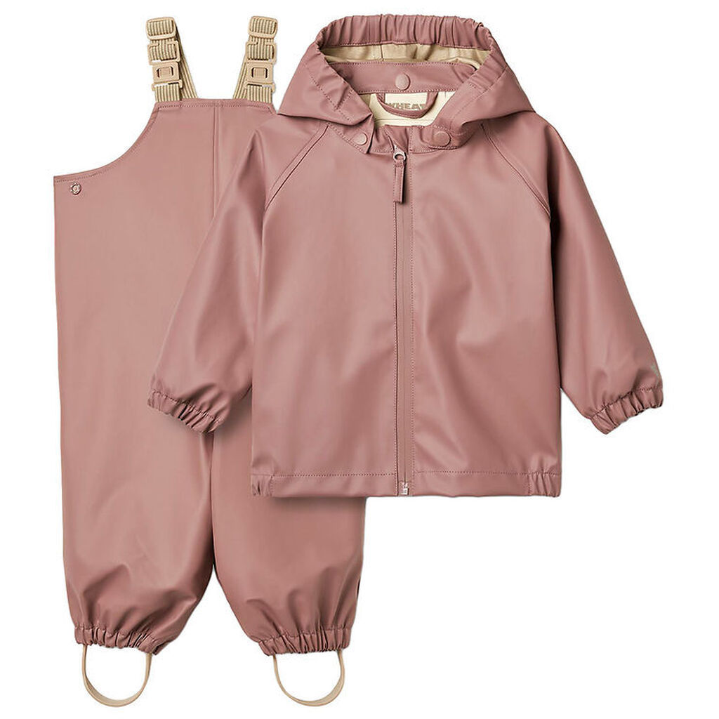 Wheat Regntøj m. Seler - PU - Charlie - Dusty Lilla