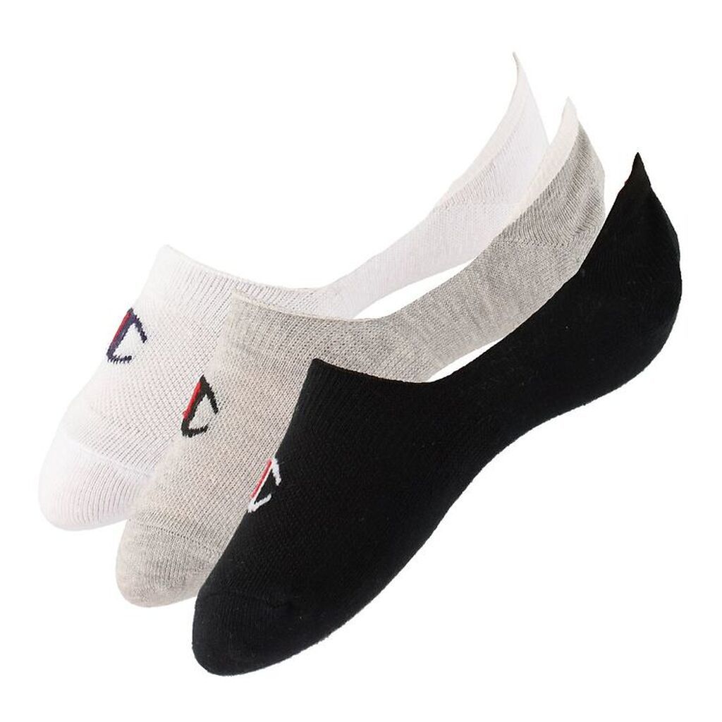 Champion Strømper - Footie - 6-Pak - White/Grey/Black