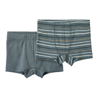 Wheat Boxershorts - 2-pak - Louis - Blue Multi Stripe